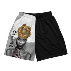 2- Tone Blessed Unisex mesh shorts