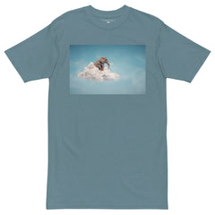 King in the Cloud Men’s premium heavyweight tee