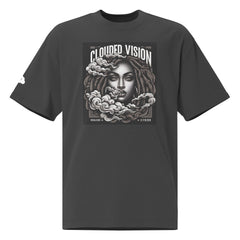 Clouded Vision Oversized faded t-shirt