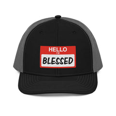 Hello IM Blessed Trucker Cap