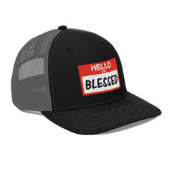 Hello IM Blessed Trucker Cap