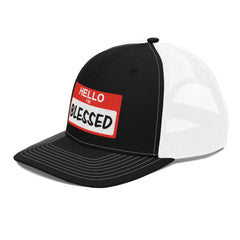 Hello IM Blessed Trucker Cap