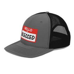 Hello IM Blessed Trucker Cap