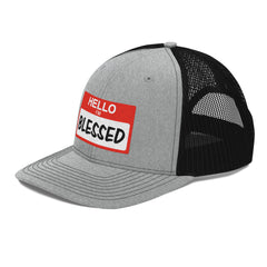 Hello IM Blessed Trucker Cap