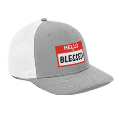 Hello IM Blessed Trucker Cap