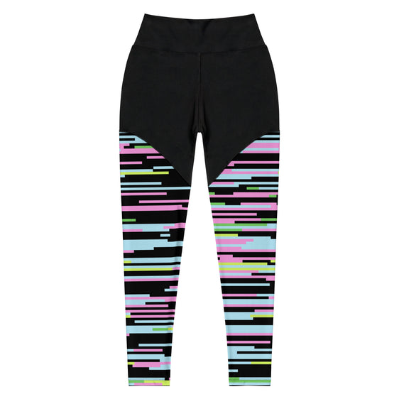 Clouded Vision Fresh Queen Sports Leggings