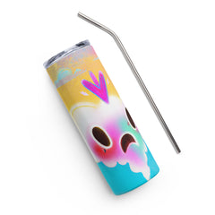 Clouded Vision Shocked Cloud  Stainless steel tumbler